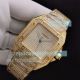 Swiss Replica Cartier Santos 100XL Watch Fully Iced Out Yellow Gold (3)_th.jpg